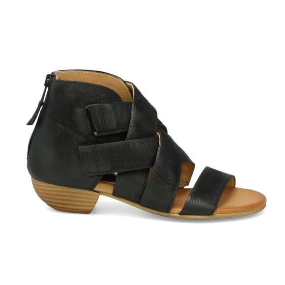 Miz Mooz Chasen Leather Heeled Sandals Shoes Strappy Open Toe Black Size 42 11 - Picture 9 of 9